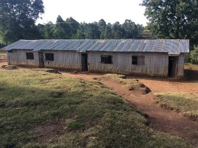 Photo of temporary classroom